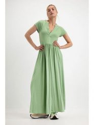 Josephine & Co Sukienka "Dagmar" w kolorze zielonym rozmiar: XS. Zielone sukienki damskie Josephine & Co, bez wzorów, bez ramiączek. Za 244.95 zł.
