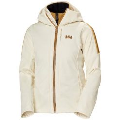 Damska kurtka narciarska z kapturem Helly Hansen Avanti Softshell. Białe kurtki sportowe damskie Helly Hansen, na zimę, bez wzorów, z softshellu, z kapturem. Za 1,805.00 zł.