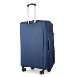 Średnia walizka miękka M 23" SOLIER SOFTFLEX 2240 granatowo-brązowa. Brązowe walizki bez wzorów, średnie. Za 159.00 zł.