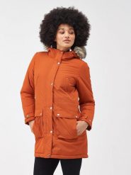 Regatta Parka "Shiloh" w kolorze pomarańczowym rozmiar: 38. Pomarańczowe parki damskie Regatta, bez kaptura. Za 213.69 zł.