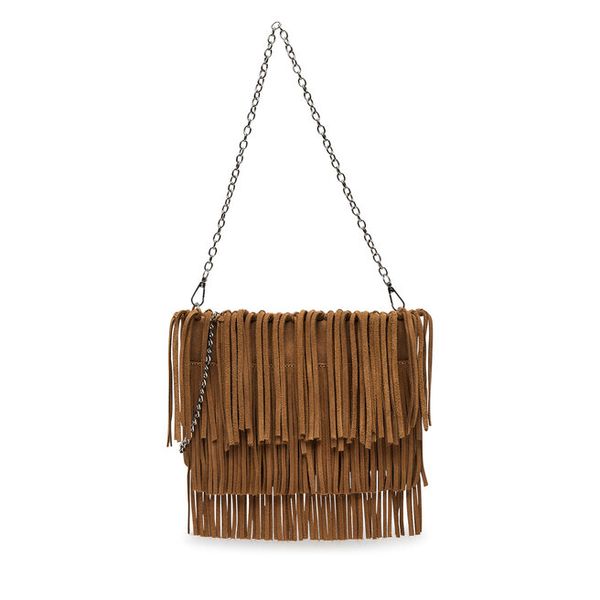 Torebka DeeZee. Brązowe torebki klasyczne damskie DeeZee, bez dodatków. Za 149.99 zł.