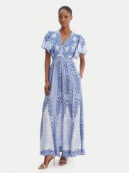 Hale Bob Sukienka letnia Sandra 5YTK664A Niebieski Regular Fit. Niebieskie sukienki damskie Hale bob, bez wzorów, z wiskozy, bez ramiączek. Za 2,299.00 zł.