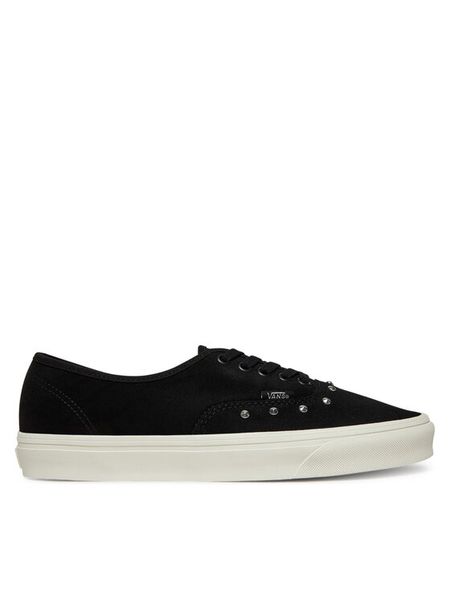 Vans Tenisówki Authentic VN000CRQBLK1 Czarny. Czarne obuwie sportowe damskie Vans, bez wzorów, ze skóry, bez zapięcia. Za 209.99 zł.