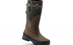 Buty wysokie trekkingowe myśliwskie Crispi Finland GTX. Brązowe obuwie trekkingowe damskie Crispi, z gore-texu, przed kolano, bez zapięcia. Za 2,099.00 zł.