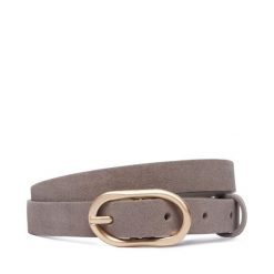 Pasek Calvin Klein. Szare paski damskie Calvin Klein, bez wzorów. Za 169.99 zł.