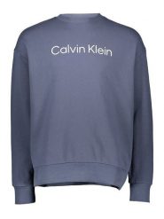 Calvin Klein Bluza w kolorze niebieskim rozmiar: S. Niebieskie bluzy damskie Calvin Klein, s, bez wzorów, z bawełny, bez kaptura. Za 239.99 zł.