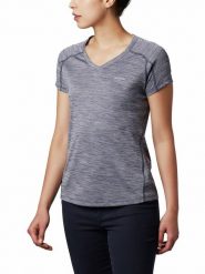 Columbia Koszulka sportowa "Zero Rules™" w kolorze szarym rozmiar: XS. Szare koszulki sportowe damskie Columbia, xs, bez wzorów, z materiału, bez ramiączek, outdoorowe. Za 48.28 zł.