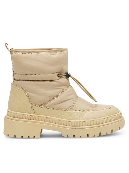 Lasocki Śniegowce WI16-14097-09 Beżowy. Brązowe śniegowce damskie Lasocki, z materiału. Za 269.99 zł.