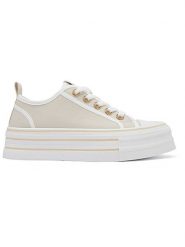 Sixth Sens Sneakersy w kolorze beżowo-białym rozmiar: 39. Białe obuwie sportowe damskie Sixth Sens, bez zapięcia. Za 140.53 zł.