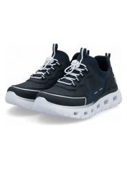 Rieker Sneakersy w kolorze granatowym rozmiar: 38. Niebieskie obuwie sportowe damskie Rieker, bez zapięcia. Za 184.02 zł.