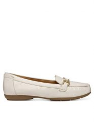 Geox Mokasyny D Annytah Moc D84BMA 00046 C1122 Beżowy. Brązowe mokasyny damskie Geox, ze skóry, bez obcasa. Za 269.99 zł.
