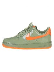 Nike Sneakersy "Air Force 1 Low Wet Putty 2.0" w kolorze oliwkowo-pomarańczowym rozmiar: 38,5. Brązowe obuwie sportowe damskie Nike, bez zapięcia. Za 343.41 zł.
