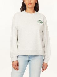Scotch & Soda Bluza w kolorze jasnoszarym rozmiar: S. Szare bluzy damskie Scotch & Soda, s, bez wzorów, z bawełny, bez kaptura. Za 193.24 zł.