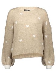 Sublevel Sweter w kolorze beżowym rozmiar: L/XL. Brązowe swetry klasyczne damskie Sublevel, l, bez kołnierzyka. Za 100.99 zł.