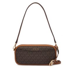 Torebka MICHAEL Michael Kors. Brązowe listonoszki damskie MICHAEL Michael Kors, bez wzorów, bez dodatków. Za 719.99 zł.