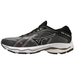Buty do biegania damskie Mizuno Wave Ultima 14. Szare obuwie sportowe damskie Mizuno, z materiału, bez zapięcia, do biegania, mizuno wave. Za 614.99 zł.