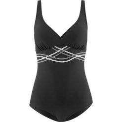 Kostium kąpielowy bonprix czarny. Czarne stroje jednoczęściowe bonprix, bez wzorów. Za 59.99 zł.