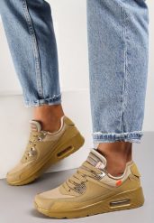 Beżowe Buty Sportowe Irinyxih. Brązowe obuwie sportowe casual damskie Renee. Za 89.99 zł.