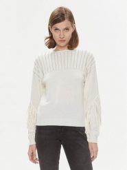 Pinko Sweter Libellula 102082 A19L Écru Regular Fit. Swetry klasyczne damskie Pinko, l, z syntetyku, bez kołnierzyka. Za 1,449.00 zł.