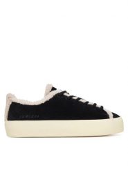 Inuikii Sneakersy Shearling Low 1001.001.0242 Czarny. Czarne obuwie sportowe damskie Inuikii, ze skóry, bez zapięcia. Za 1,009.00 zł.