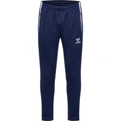 Spodnie do biegania Hummel Lead 2.0. Niebieskie spodnie dresowe damskie Hummel, bez wzorów, z dresówki. Za 217.50 zł.