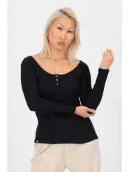 Alife and kickin Koszulka "Marti" w kolorze czarnym rozmiar: XL. Czarne koszulki damskie Alife and Kickin, xl, bez wzorów, bez kołnierzyka, bez ramiączek. Za 43.99 zł.