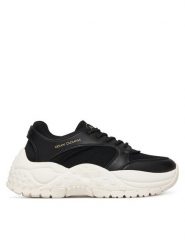 Armani Exchange Sneakersy XW002227 AF21430 UC001 Czarny. Czarne obuwie sportowe damskie Armani Exchange, ze skóry, bez zapięcia. Za 859.99 zł.