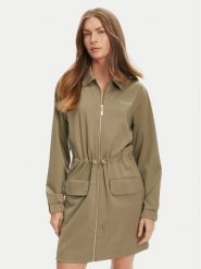 Guess Sukienka codzienna V5YK04 KCX42 Zielony Regular Fit. Zielone sukienki damskie Guess, z aplikacjami, z syntetyku, bez ramiączek. Za 339.99 zł.