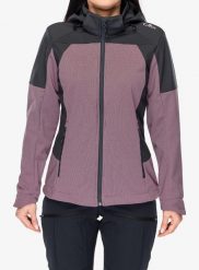Kurtka softshell damska CMP Larisa. Czerwone kurtki damskie CMP, m, bez wzorów, z materiału, bez kaptura. Za 329.99 zł.