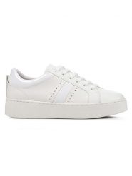 Geox Sneakersy "Dskyely" w kolorze białym rozmiar: 39. Białe obuwie sportowe damskie Geox, bez zapięcia. Za 237.45 zł.