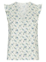MOSS COPENHAGEN Bluzka w kolorze kremowym rozmiar: XS. Brązowe bluzki damskie Moss Copenhagen, xs, bez wzorów, bez kołnierzyka, bez ramiączek. Za 199.95 zł.