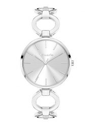 Tamaris Zegarek kwarcowy w kolorze srebrnym rozmiar: onesize. Szare, analogowe zegarki damskie Tamaris, srebrne. Za 144.58 zł.