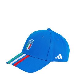 Czapka Italy Football. Białe czapki z daszkiem damskie Adidas, bez wzorów, z materiału. Za 201.96 zł.
