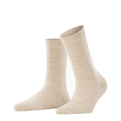 Skarpetki damskie Falke Softmerino. Niebieskie skarpetki damskie Falke, bez wzorów, z bawełny. Za 129.50 zł.