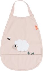 Śliniak z kieszonką Pull Over Tiny Farm pudrowy róż. Czerwone śliniaki Done by deer, bez wzorów. Za 59.00 zł.