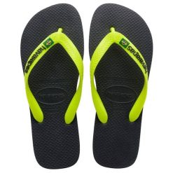 Klapki Havaianas Model 4110850 Kolor Czarny. Czarne klapki damskie Havaianas, bez wzorów, z gumy, bez obcasa, bez zapięcia. Za 154.99 zł.