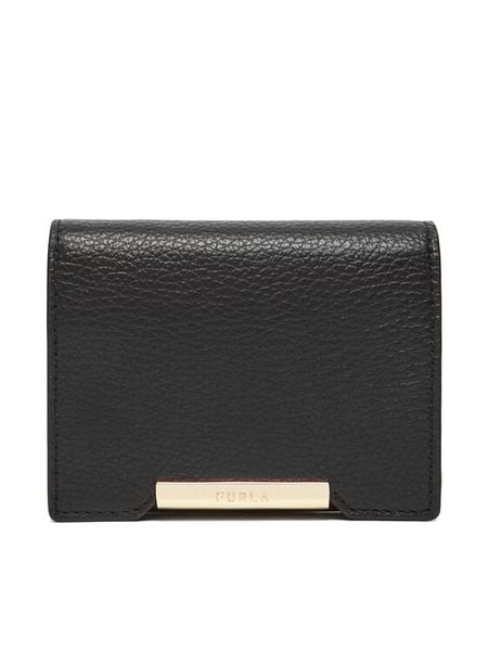 Furla Portfel Giada WP00522 HSF000 Czarny. Czarne portfele damskie Furla, bez wzorów, ze skóry. Za 369.99 zł.