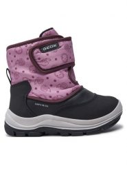 Geox Śniegowce B Flanfil Girl B Abx B263WG 0BCMN C0724 M Czarny. Czarne kozaki dziewczęce Geox, bez wzorów, ze skóry, bez obcasa, bez zapięcia. Za 299.99 zł.