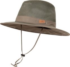 2058 Unisex kapelusz mesh Panama khaki. Zielone kapelusze damskie 2117 OF SWEDEN, bez wzorów, z meshu. Za 89.50 zł.