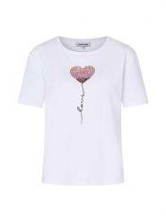 More & More Koszulka w kolorze białym rozmiar: 34. Białe koszulki damskie More & More, bez wzorów, z bawełny, bez kołnierzyka, bez ramiączek. Za 87.40 zł.