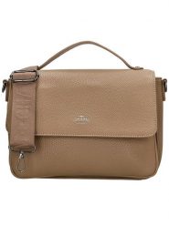 Charm Torebka "Mulberry street" w kolorze jasnobrązowym - 25,5 x 19 x 9 cm rozmiar: onesize. Brązowe torebki klasyczne damskie Charm, z materiału, przez ramię, bez dodatków. Za 108.99 zł.