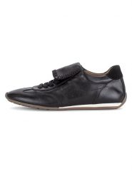 Gabor Skórzane sneakersy w kolorze czarnym rozmiar: 39. Czarne obuwie sportowe damskie Gabor, bez zapięcia. Za 227.85 zł.