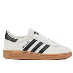 Buty damskie sneakersy Adidas HANDBALL. Brązowe obuwie sportowe damskie Adidas, bez zapięcia, do piłki ręcznej. W wyprzedaży za 429.00 zł.