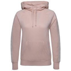 Bluza trekking damska Hoodie. Czerwone bluzy damskie Champion, m, bez wzorów, z bawełny, z kapturem. Za 250.00 zł.