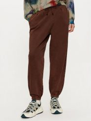 Deha Spodnie dresowe C12165 Brązowy Regular Fit. Brązowe spodnie dresowe damskie Deha, m, bez wzorów, z bawełny. Za 359.99 zł.