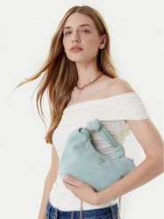 Guess Torebka Isotta HWSG96 60010 Turkusowy. Niebieskie torebki klasyczne damskie Guess, ze skóry, bez dodatków. Za 379.99 zł.