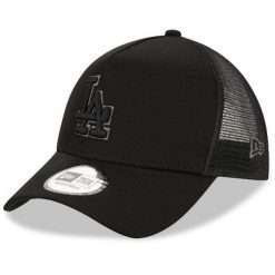 Czapka Trucker New Era MLB Los Angeles Dodgers. Czarne czapki damskie New Era, bez wzorów. Za 187.00 zł.