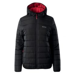 Dwustronna damska kurtka trekkingowa 2w1 Hi-Tec Halden czarno-czerwona. Czerwone kurtki damskie Hi-tec, na jesień, l, bez wzorów, z materiału. Za 214.35 zł.