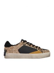 Eva Minge Sneakersy EO-AHRI-251503F Czarny. Czarne obuwie sportowe damskie Eva Minge, ze skóry, bez zapięcia. Za 379.99 zł.