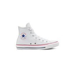 Buty trampki na co dzień CONVERSE wysokie skóra. Białe trampki damskie Converse, bez wzorów, ze skóry, bez zapięcia. Za 379.00 zł.